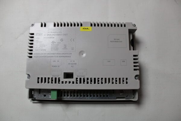 SIEMENS 6AV6 642-0BA01-1AX1 SIMATIC TOUCH Panel