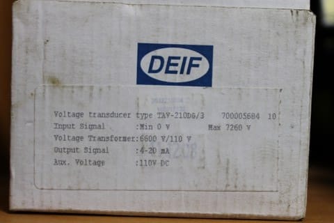 TAV-210DG/3 - DEIF