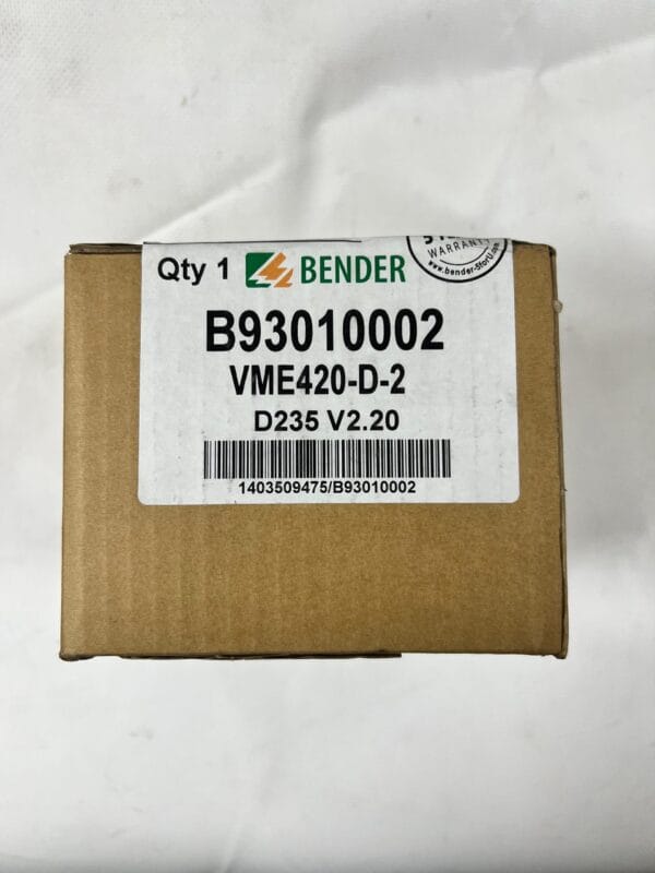 VME420-D-2 - BENDER - Görsel 3