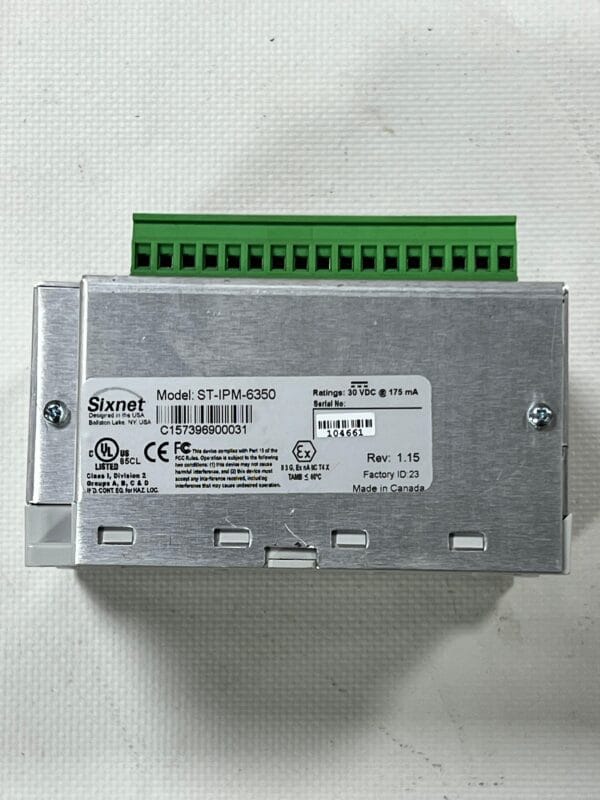 SIXNET Ipm St-Ipm-6350 SixTRAK Open Controller - Görsel 2