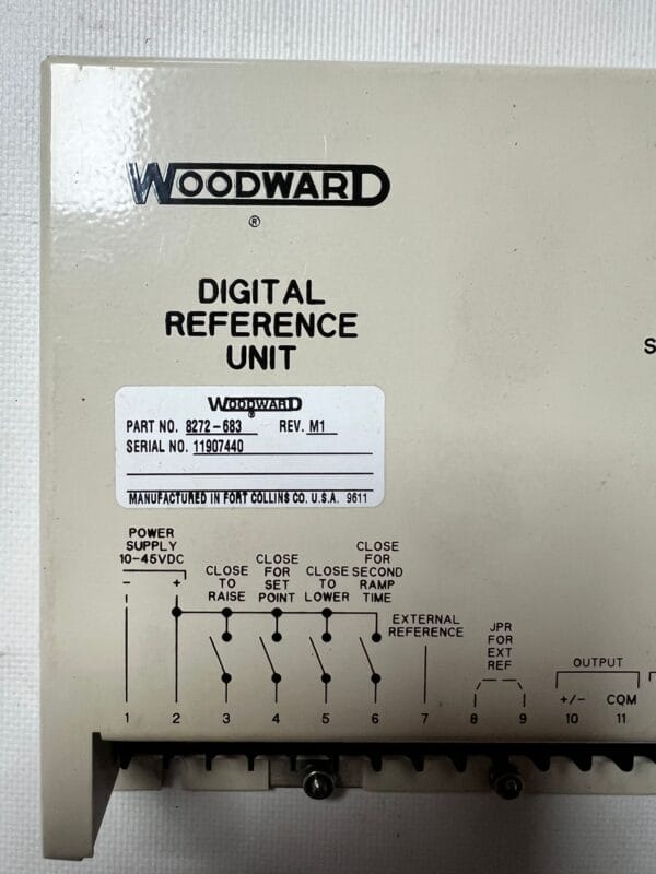 8272-683 Rev M Digital Reference Unit 8272683 - WOODWARD - Görsel 3