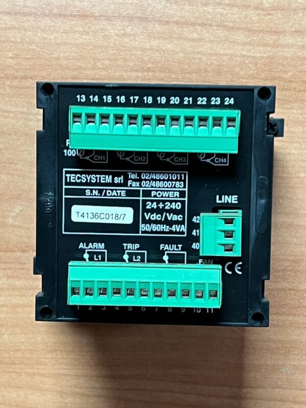TECSYSTEM T154 TEMPERATURE PROTECTION RELAYCONTROL MONITOR - Görsel 2