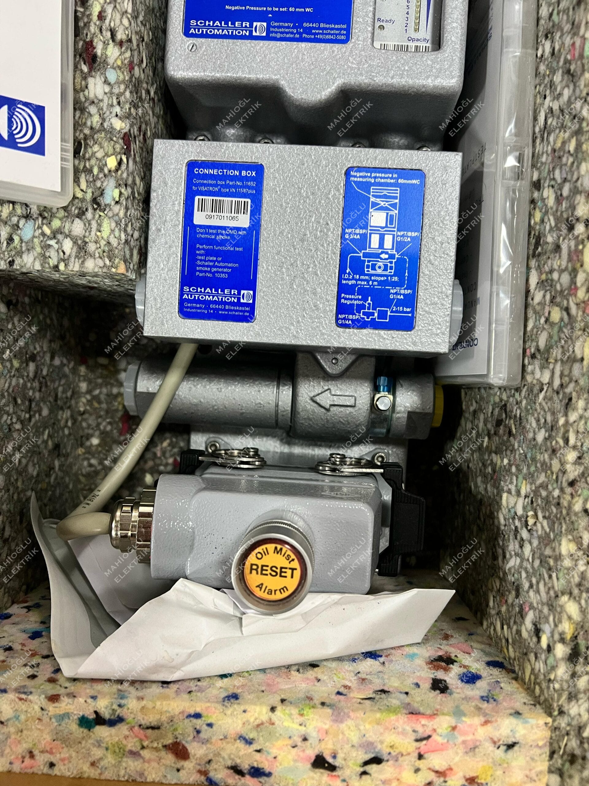 SCHALLER AUTOMATION VISATRON VN 115/87 PLUS OIL MIST DETECTOR - Görsel 4