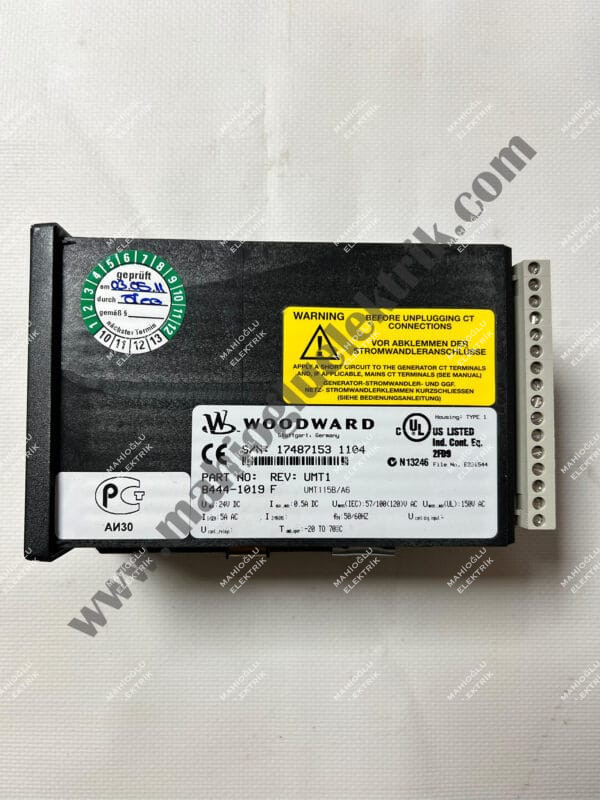 WOODWARD UMT1 Measuring Transducer 8444-1019 REV F - Görsel 3