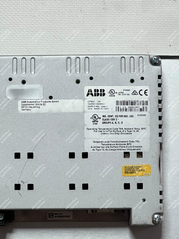 ABB 1SAP551100R0001 CP651 C4 - Görsel 4