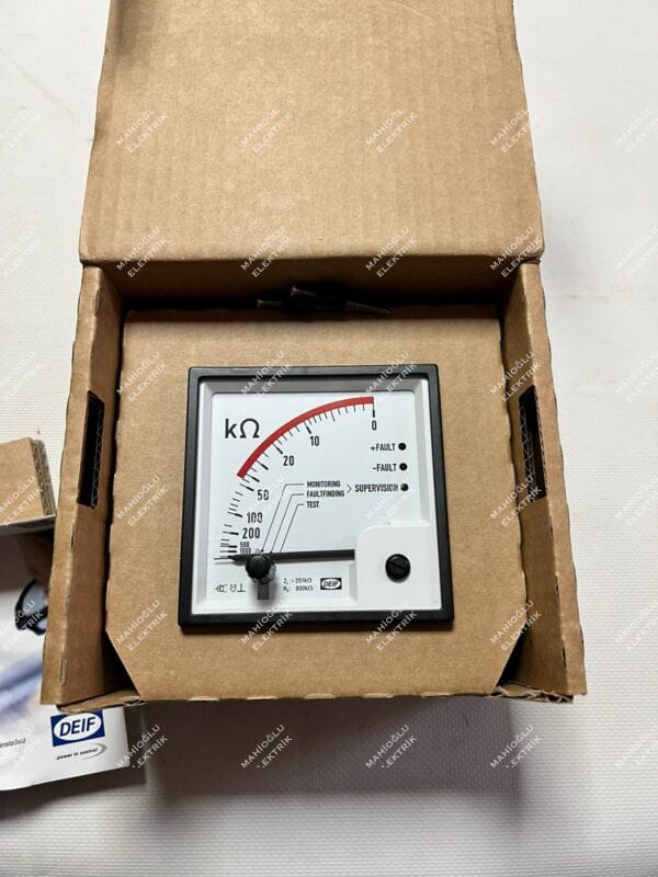 DEIF SIM-Q LF 1...0 Ohm 400-480V AC INSULATION MONITOR - Görsel 3