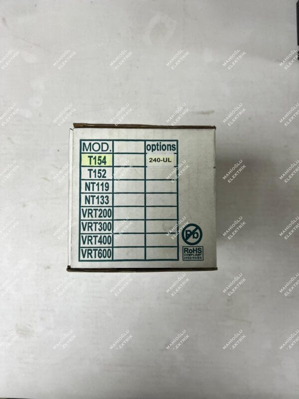 TECSYSTEM T154 TEMPERATURE Protection Relay Control Monitor - Görsel 2