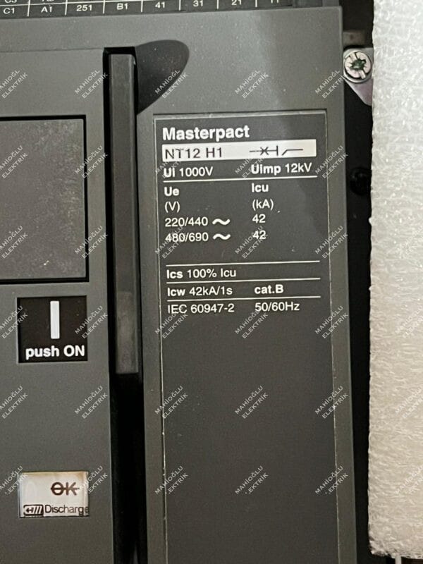 SCHNEIDER ELECTRIC MASTERPACT NT12 H1 1250A MICROLOGIC 2.0 E - Görsel 3