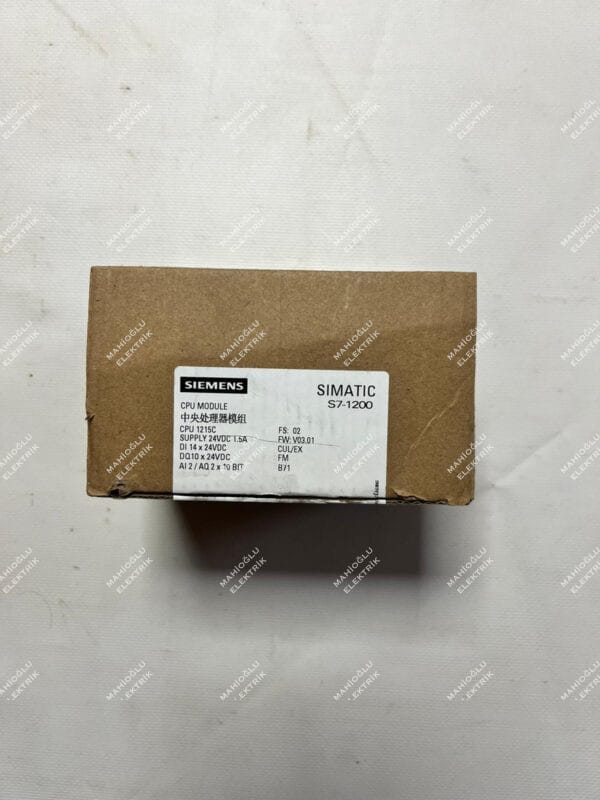 SIEMENS 6ES7 215-1AG31-0XB0 SIMATIC S7-1200 - Görsel 3