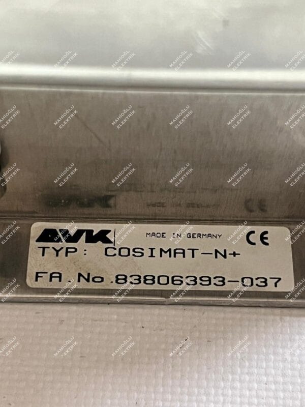 AVK COSIMAT N+ AUTOMATIC VOLTAGE REGULATOR - Görsel 5