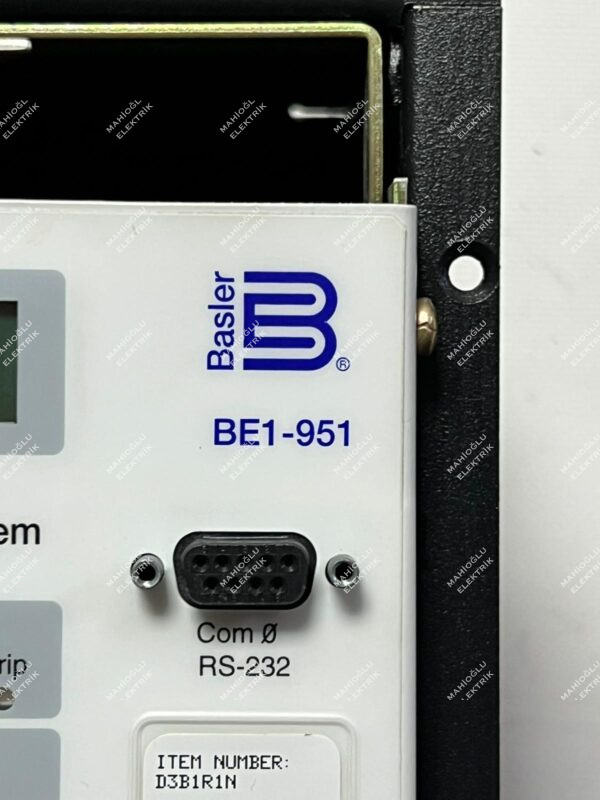 BASLER Electric BE1-951 Overcurrent Protection System - Görsel 5