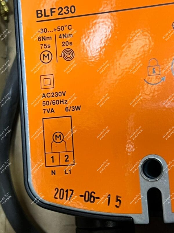 BELIMO BLF230 Spring-Return Actuator - Görsel 3