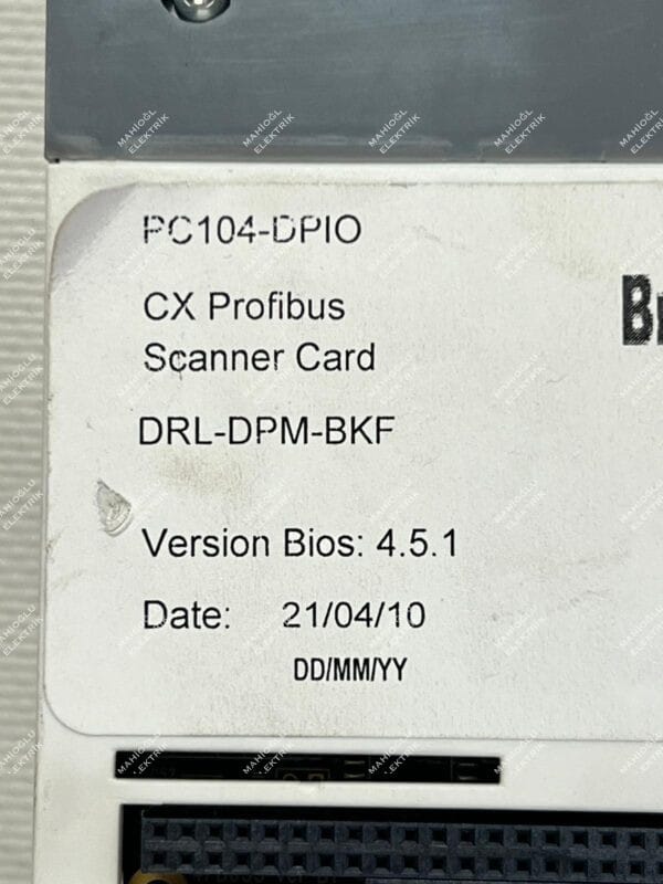 BRAD COMMUNICATIONS PC104-DPIO DRL-DPM-BKF Cx - Görsel 5