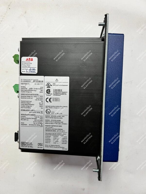 SCHWEITZER ENGINEERING SEL-751 Feeder Protection Relay - Görsel 3