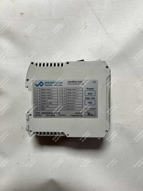 WANDFLUH SD6302D20-AB 24V - Görsel 2