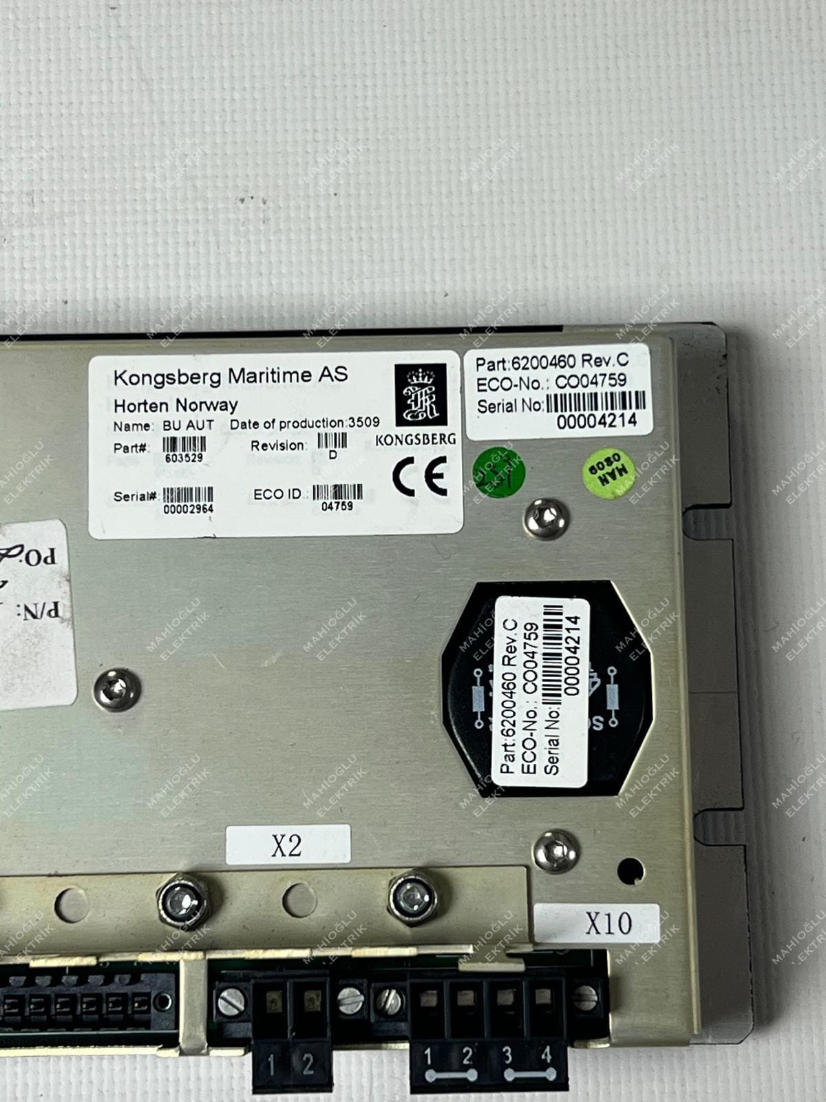 KONGSBERG BU AUT Operator Interface Panel 6200460 - Görsel 5