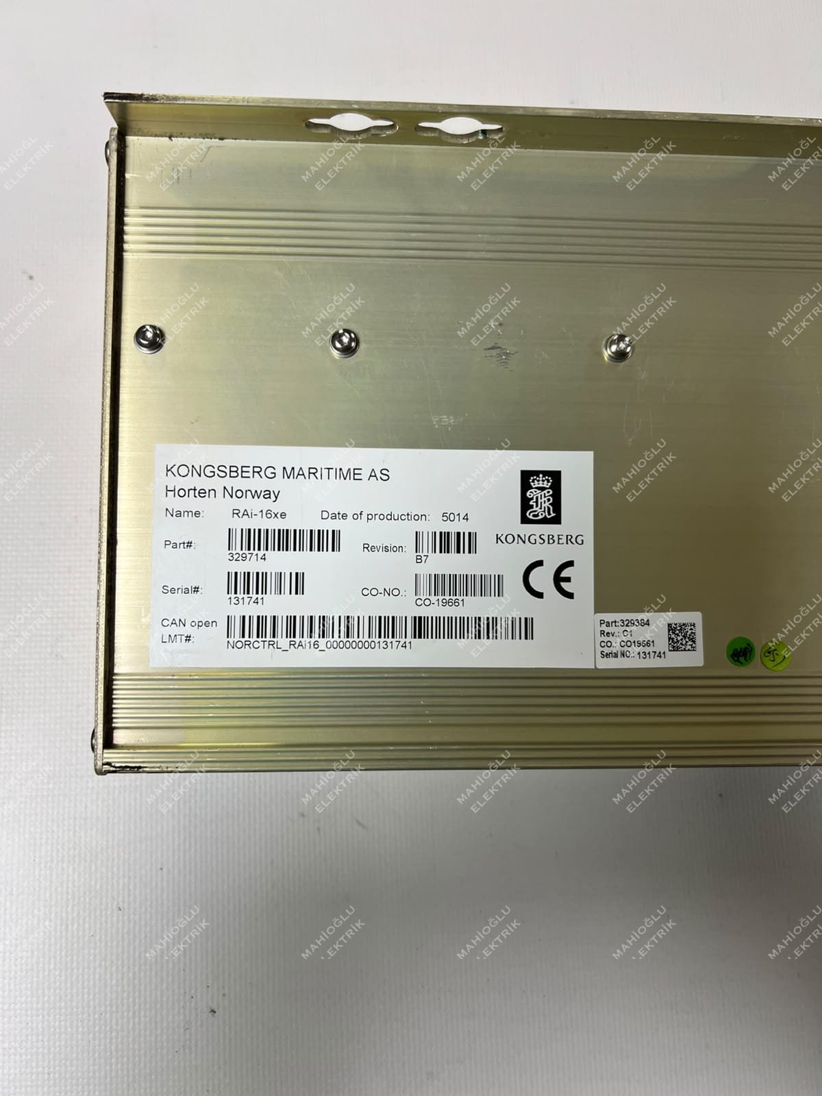 KONGSBERG RAi-16xe Remote Analogue Input Module 329714 - Görsel 5