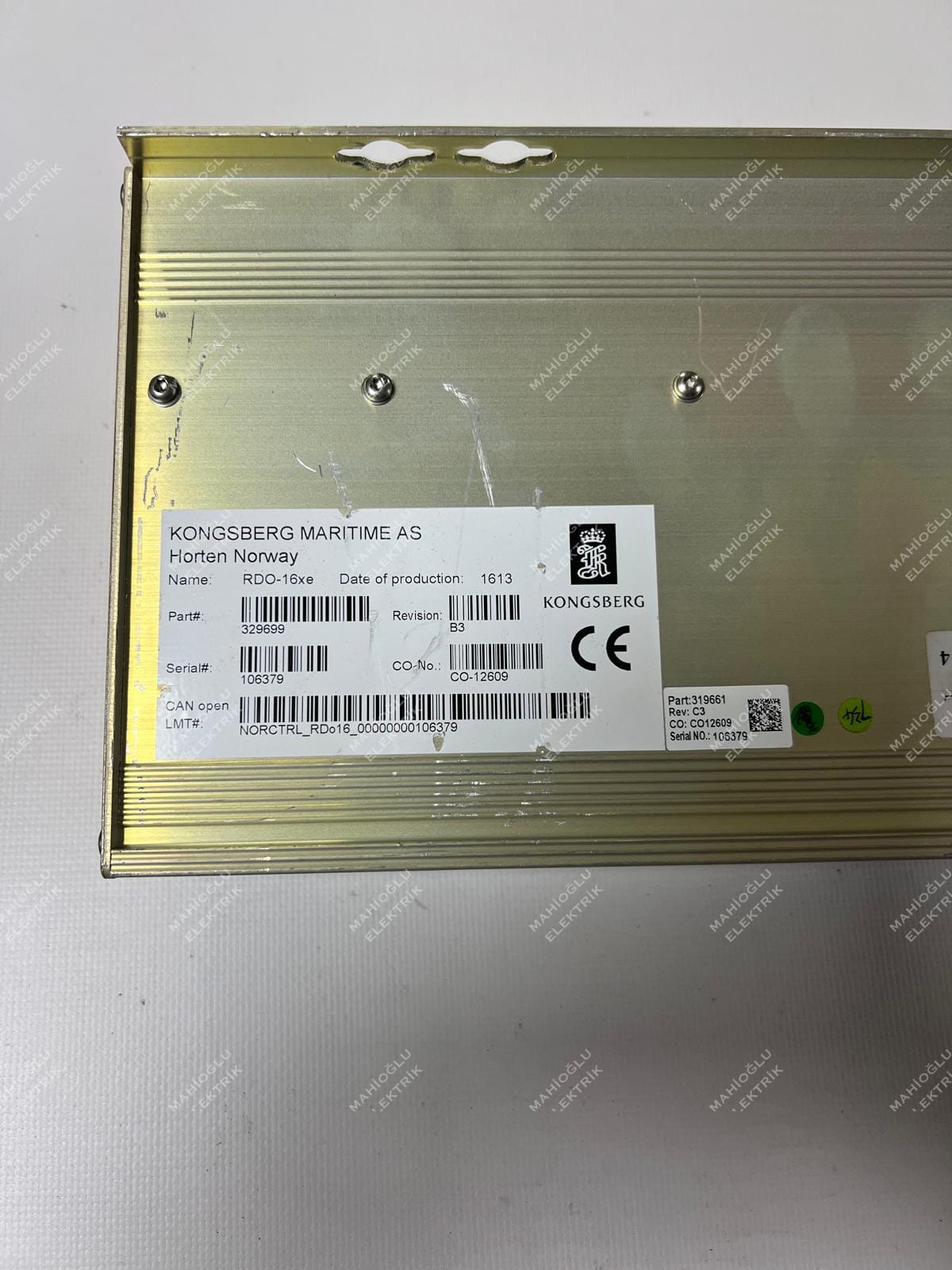 KONGSBERG RDo-16xe Remote Digital Output Module 329699 - Görsel 4