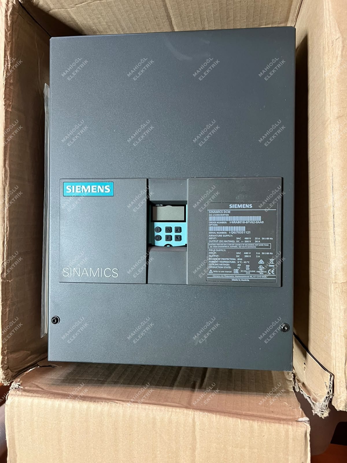 SIEMENS 6RA8018-6FV62-0AA0 SINAMICS DCM DC Converter - Görsel 5