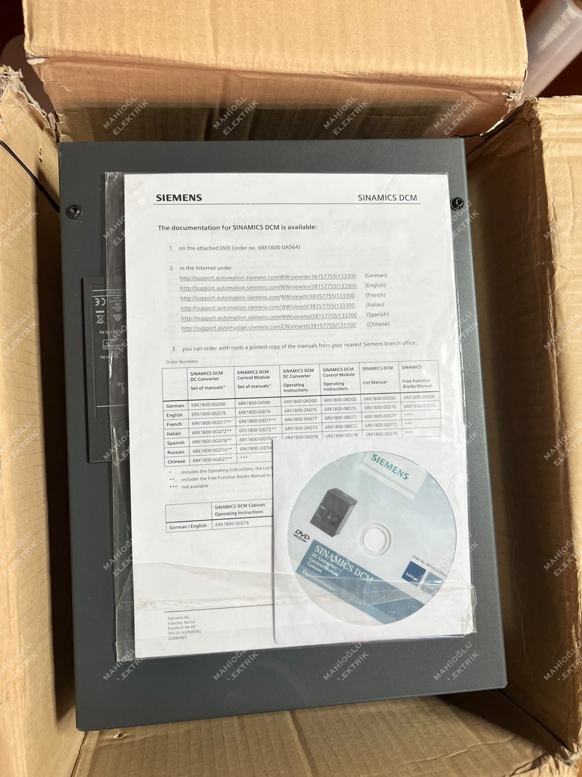 SIEMENS 6RA8018-6FV62-0AA0 SINAMICS DCM DC Converter - Görsel 3