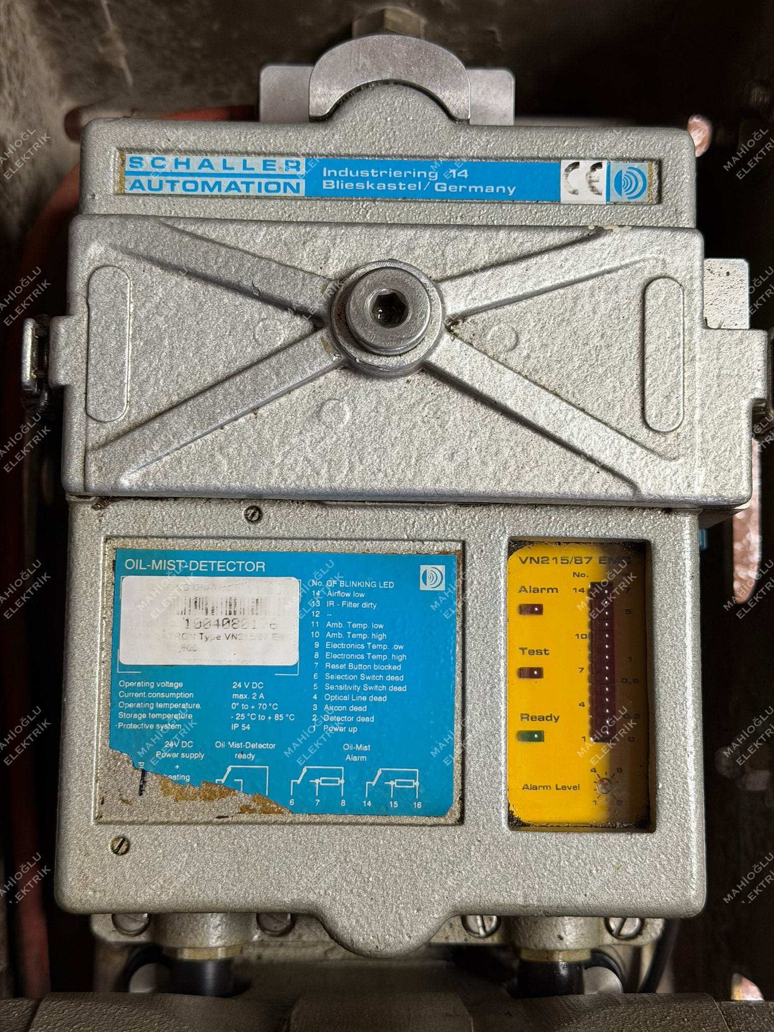 SCHALLER AUTOMATION VISATRON VN 215/87 Oil Mist Detector - Görsel 3