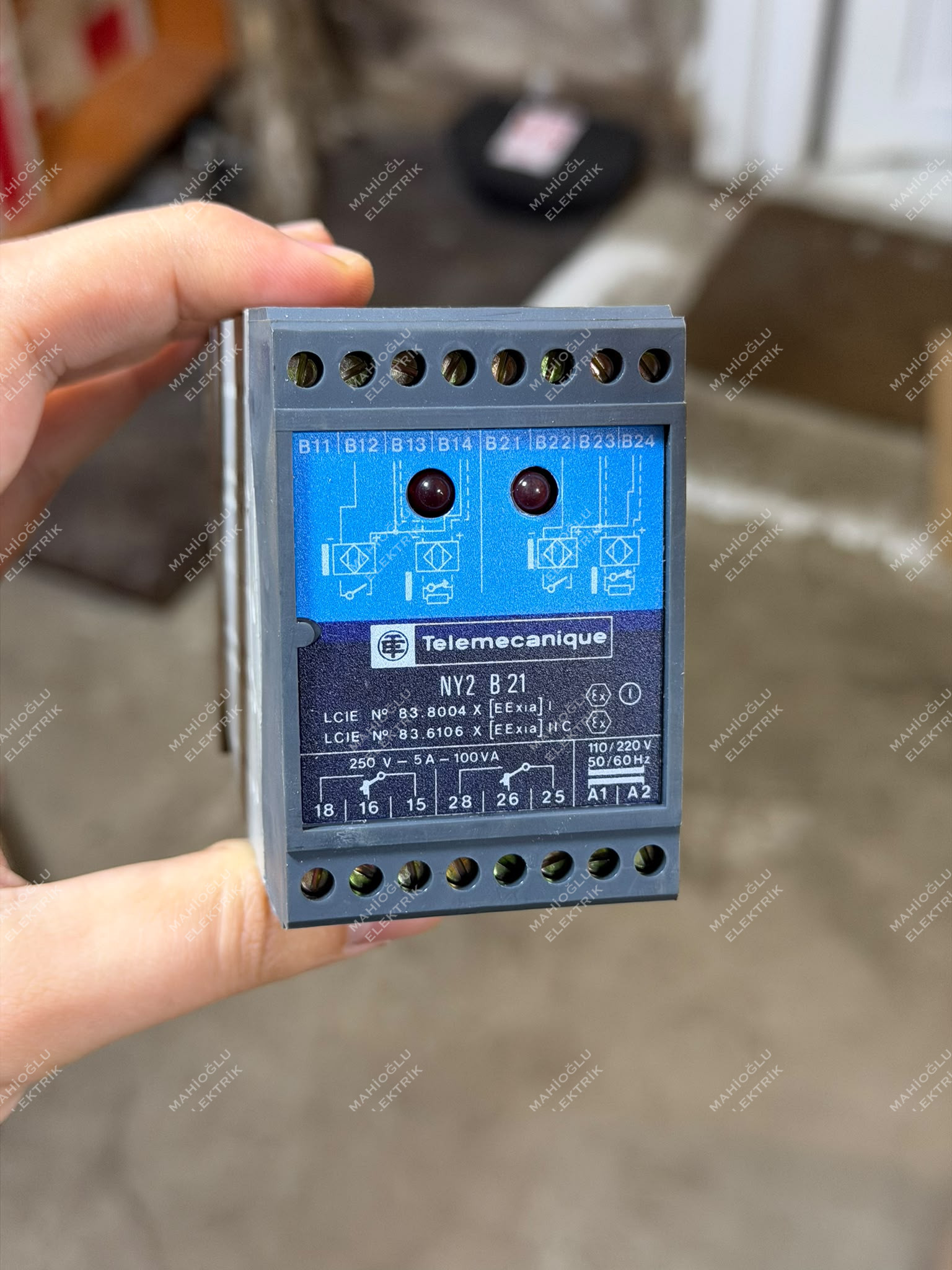 Telemecanique NY2 B 21 Intrinsically Safe Barrier Relay