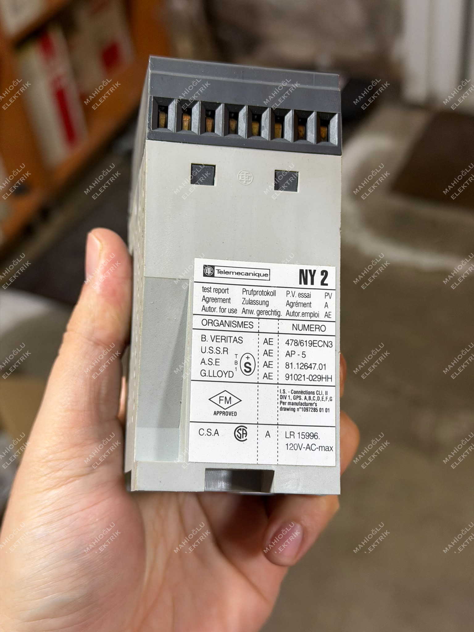 Telemecanique NY2 B 21 Intrinsically Safe Barrier Relay - Görsel 3